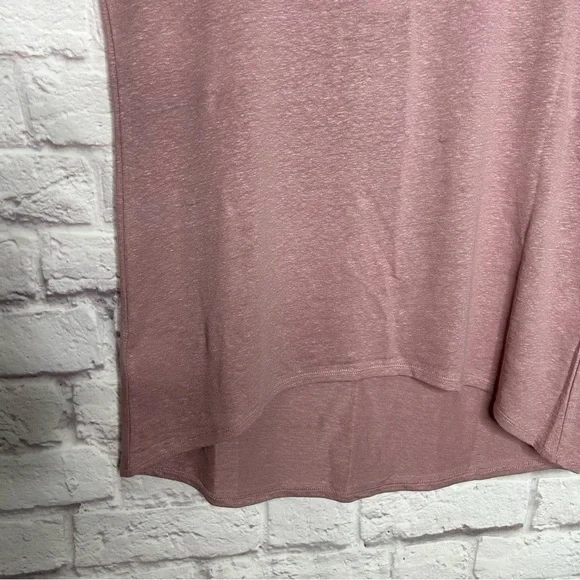 NWT Lysse Classic Scoop-Neck Linen Jersey Tee - Picture 7 of 14